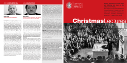 ChristmasLectures - Universit&agrave; degli Studi di Firenze