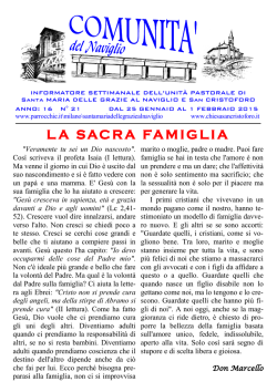 CONTAGIATI DALLA GIOIA