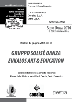 gruppo solisè danza - Società per la Biblioteca Circolante