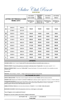 Listino Prezzi Case Mobili