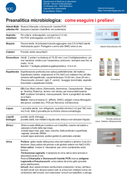 Preanalitica microbiologica: come eseguire i prelievi