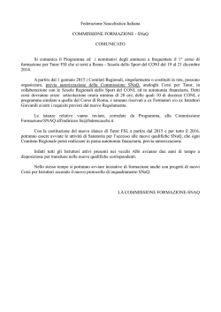 Corso SNaQ - Federazione Scacchistica Italiana