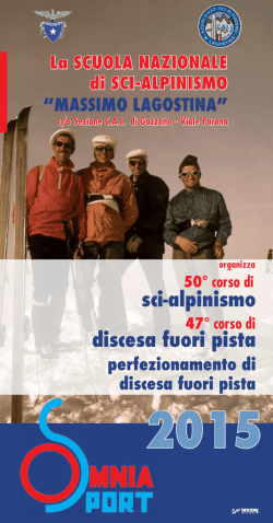 sci-alpinismo discesa fuori pista