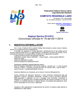 Com. Uff. LND ECC-PRO-JUR 05.11.2014