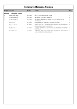 Scarica allegato - Fondazione Salvatore Maugeri