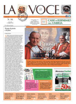 La Voce n.16 del 02 Maggio 2014