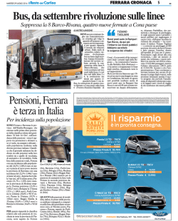 articolo Carlino Ferrara 29 luglio