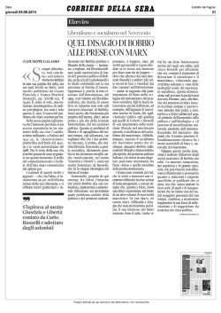 Quel disagio di Bobbio alle prese con Marx