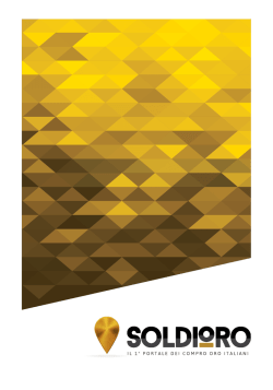 Scarica la brochure SoldiOro.it per il B2B in PDF