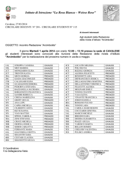 Istituto di Istruzione &ldquo;La Rosa Bianca &ndash; Weisse Rose&rdquo;