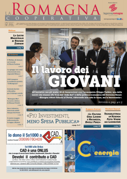 Il lavoro dei - Legacoop Romagna