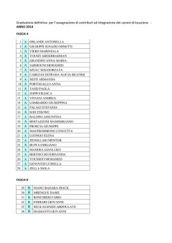 contributi affitti - Comune di Montignoso