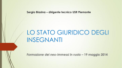 slides - Ufficio Scolastico Regionale Piemonte