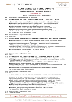 Programma e Modulo di iscrizione