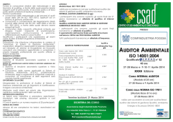 Auditor Ambiente - Associazione degli Industriali di Capitanata