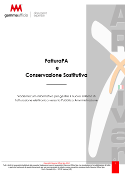 Fatturazione Elettronica PA