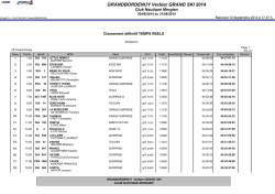 GRANDBORDENUY Verbier GRAND SKI 2014