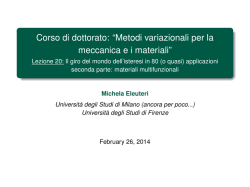 Alcune slides - Università degli Studi di Firenze
