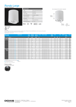 Datasheet Rondo Large