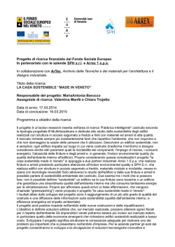 Made in Veneto - Universit&agrave; IUAV di Venezia