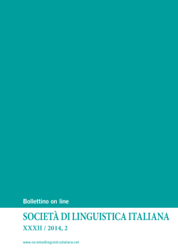 Bollettino XXXII 2014-2