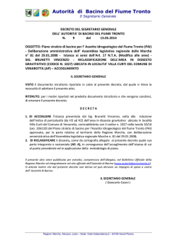 Autorit&agrave; di Bacino del Fiume Tronto