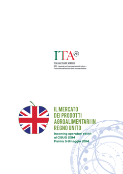 IL MERCATO DEI PRODOTTI AGROALIMENTARI IN regno unito