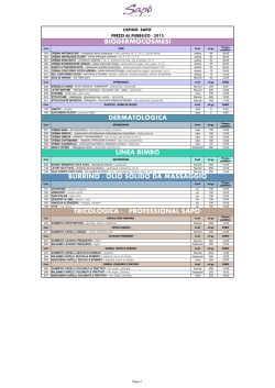 listino prezzi scarica
