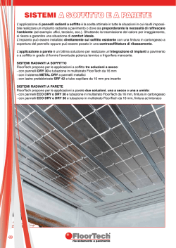 SISTEMI A SOFFITTO E A PARETE
