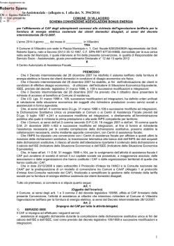 Schema di convenzione [file ] - Regione Autonoma della Sardegna