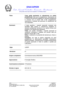 Pavimenti su soletta