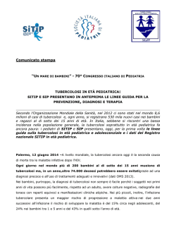 Sitip e SIP presentano in anteprima le linee guida per la prevenzione