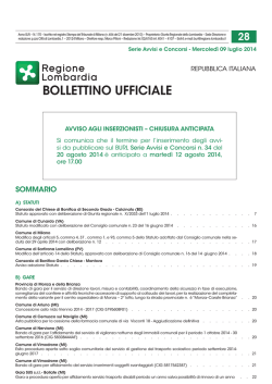 bollettino ufficiale - Istruzione, Formazione e Lavoro