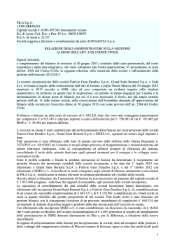 PILA S.p.A. 11020 GRESSAN Capitale sociale &euro;. 8.993.497,50
