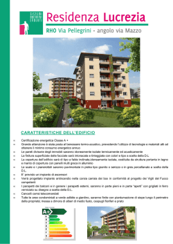 CAPITOLATO SINTETICO RHO A4 X MAIL