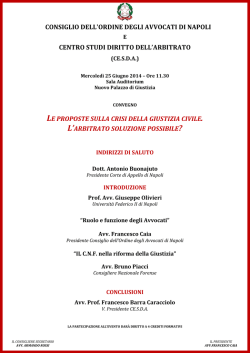 scarica - Ordine degli Avvocati di Napoli