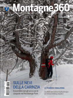 Montagne 360 - Editoriale Dicembre 2014