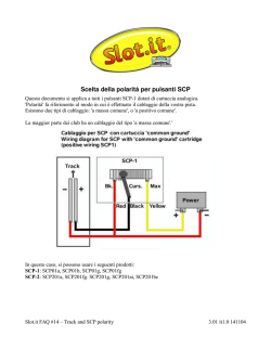 Scelta della polarit&agrave; per pulsanti SCP