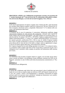 Quesiti 11_09_2014 - Comune di Genova