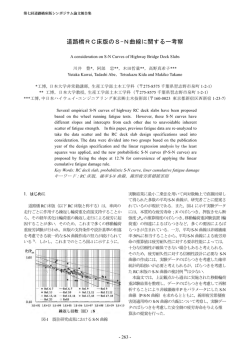 道路橋 RC床版の S-N 曲線に関する一考察