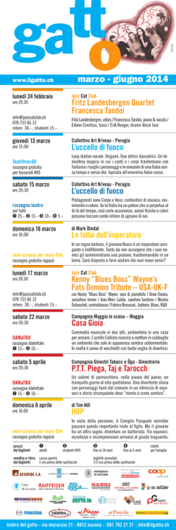 Locandina - Parrocchia di Ascona