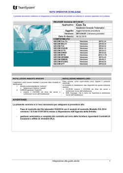 Modello base note operative