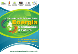 Catalogo Anno 2014 - Le Giornate della Scienza