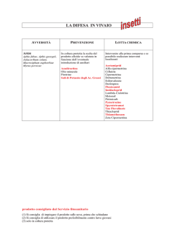 Tabelle INSETTI.cdr - Agricoltura e pesca