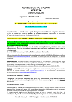 Comunicato N &deg; 2