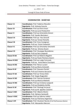 Elenco L.A. Preziotti - Liceo Artistico Statale "Umberto Preziotti
