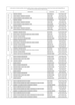 INSEGNAMENTO RESPONSABILE DATA ESAME ANATOMIA