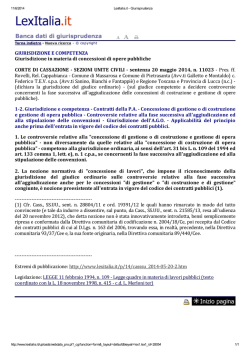 SEZIONI UNITE CIVILI - Studio Legale Padula