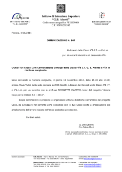 Istituto di Istruzione Superiore &ldquo;G.B. Aleotti&rdquo;