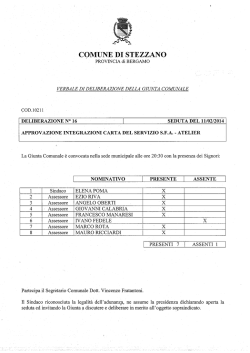 DELG0016 approv.ne tegrazioni carta SFA ATELIER